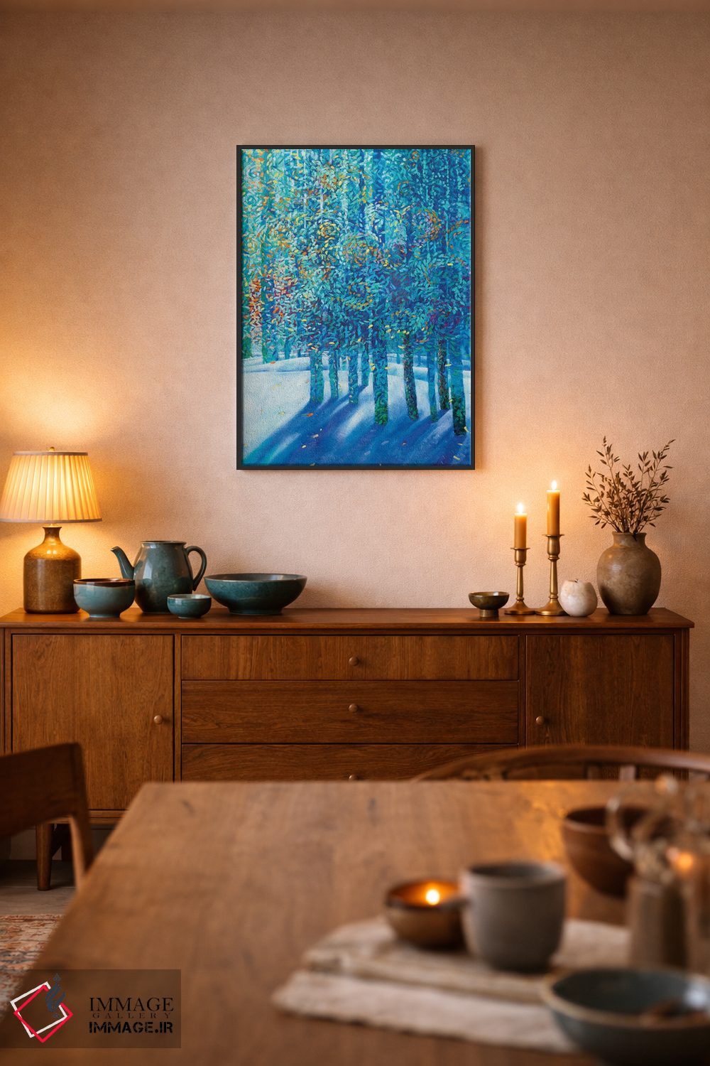 تابلو دکوراتیو برف اثر آیریس اسکات - D5B