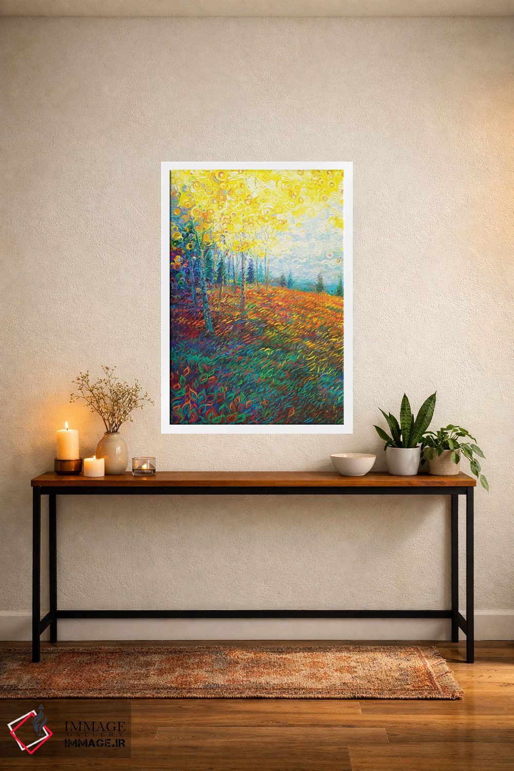 تابلو دکوراتیو تعادل اثر آیریس اسکات - D4W