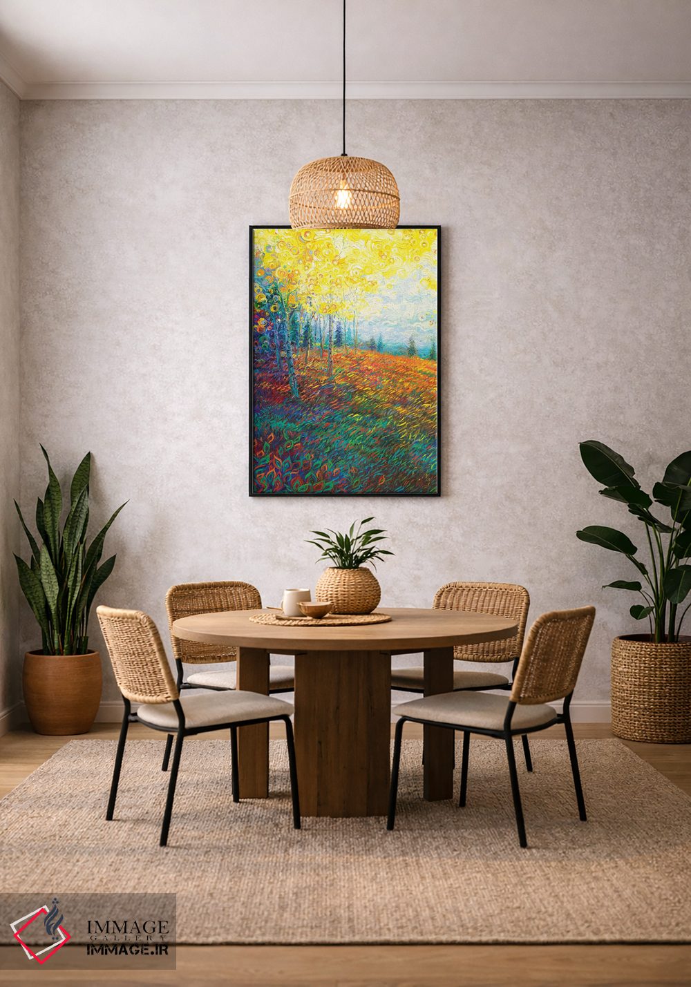 تابلو دکوراتیو تعادل اثر آیریس اسکات - D5B