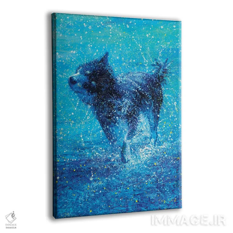 تابلو دکوراتیو کوکو اثر آیریس اسکات - نمای پرسپکتیو محصول