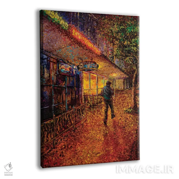 تابلو دکوراتیو بار سگی نورم اثر آیریس اسکات - نمای پرسپکتیو محصول