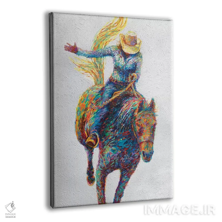 تابلو دکوراتیو رودئو اثر آیریس اسکات - نمای پرسپکتیو محصول