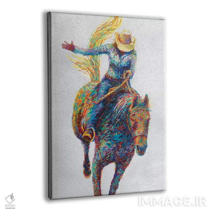 تابلو دکوراتیو رودئو اثر آیریس اسکات - نمای پرسپکتیو محصول