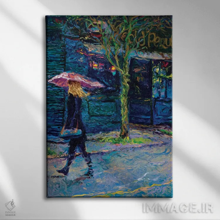 تابلو دکوراتیو پیکولیای قدیمی اثر آیریس اسکات - نمای روبهرو روی دیوار