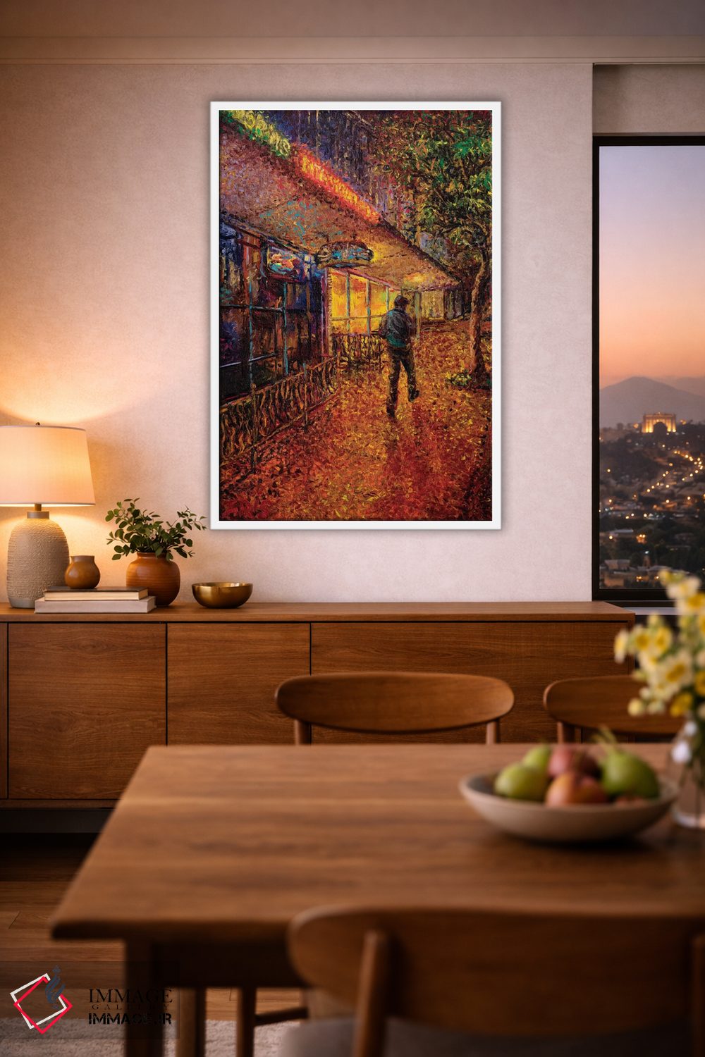 تابلو دکوراتیو بار سگی نورم اثر آیریس اسکات - D2W