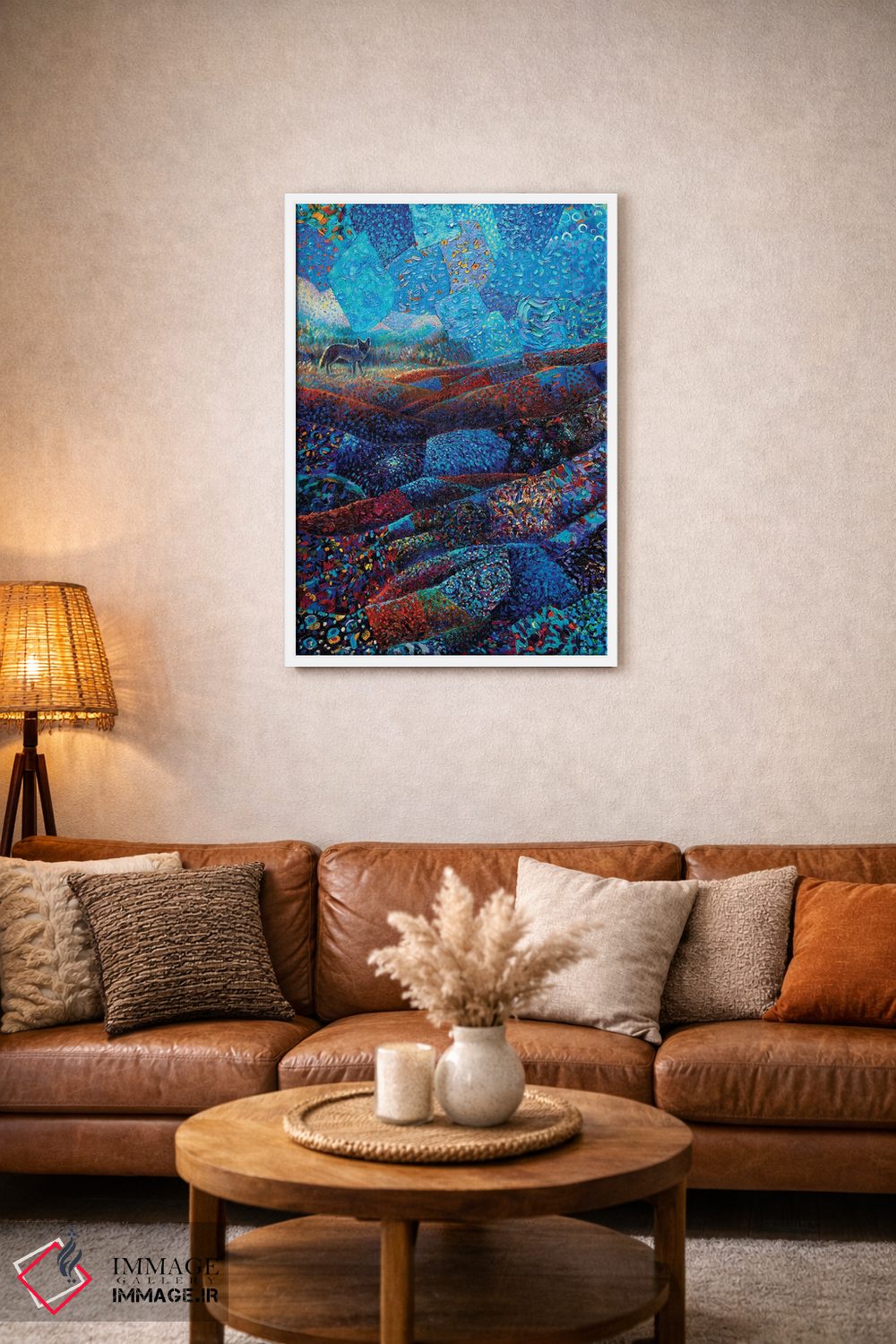 تابلو دکوراتیو کایوتیل اثر آیریس اسکات - D2W