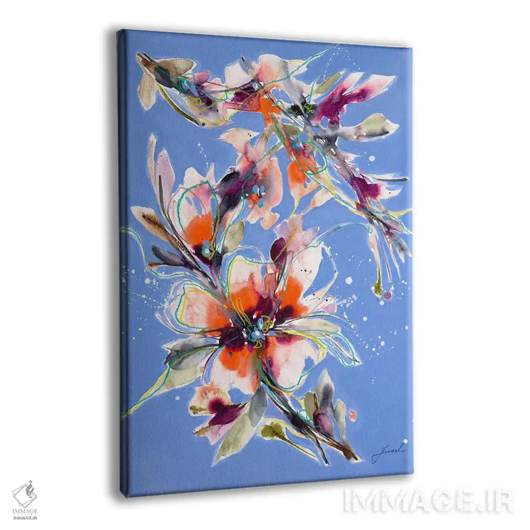 تابلو انتزاعی رویاهای جدید I اثر ایزابل کراوزه - نمای پرسپکتیو محصول