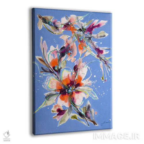 تابلو انتزاعی رویاهای جدید I اثر ایزابل کراوزه - نمای پرسپکتیو محصول
