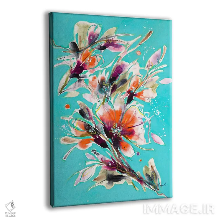 تابلو انتزاعی رویاهای جدید III اثر ایزابل کراوزه - نمای پرسپکتیو محصول