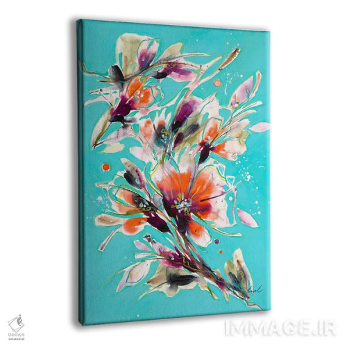تابلو انتزاعی رویاهای جدید III اثر ایزابل کراوزه - نمای پرسپکتیو محصول