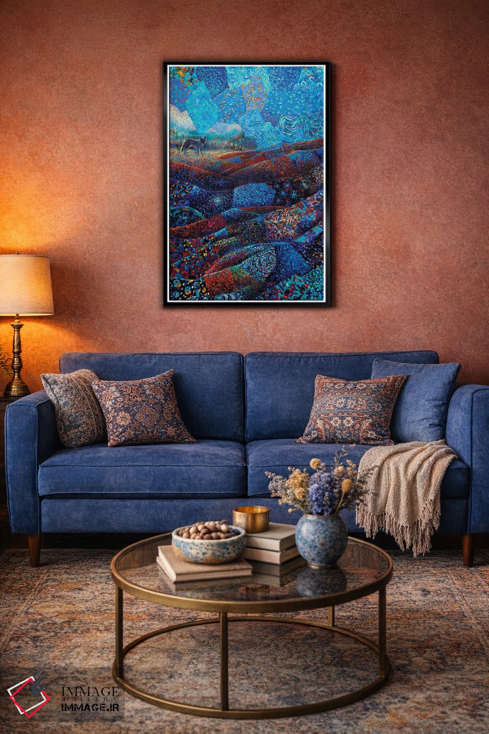 تابلو دکوراتیو کایوتیل اثر آیریس اسکات - D4B