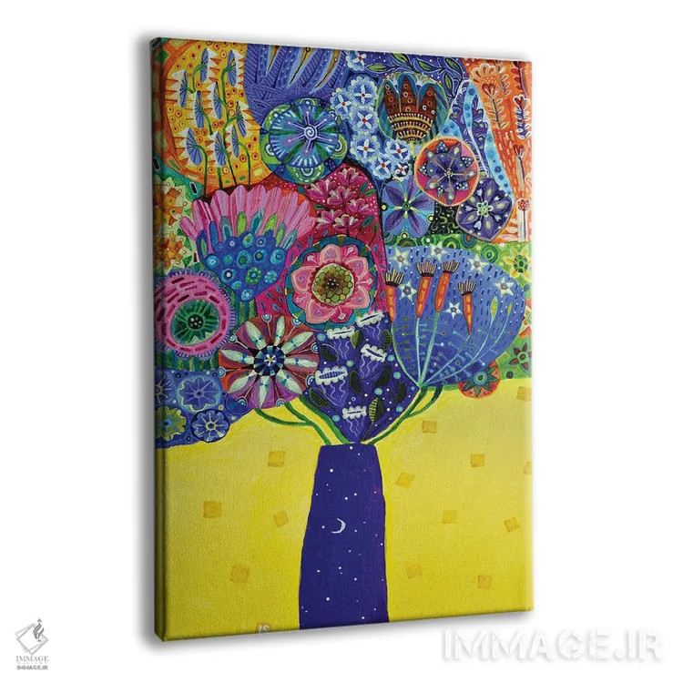 تابلو دکوراتیو آسمان شب اثر ایماجن اسکیلی - نمای پرسپکتیو محصول