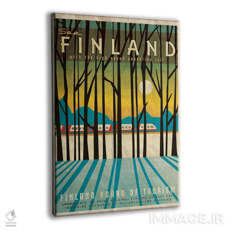 تابلو دکوراتیو فنلاند-پندولینو اثر میسی ایمز - نمای پرسپکتیو محصول