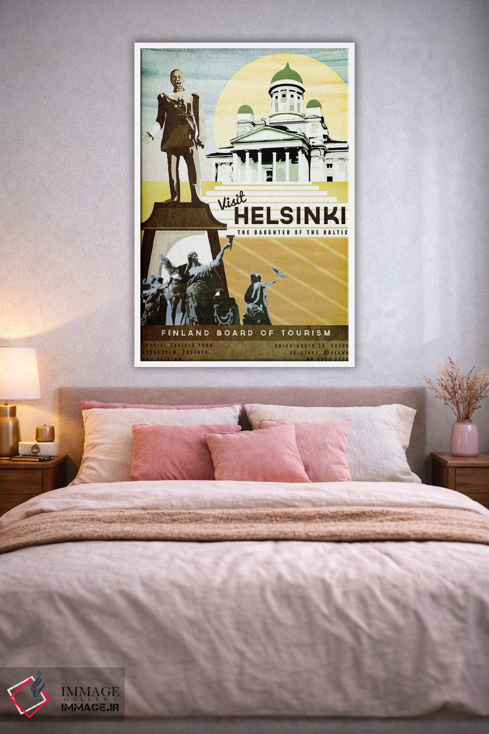 تابلو دکوراتیو فنلاند-هلسینکی اثر میسی ایمز - D1W