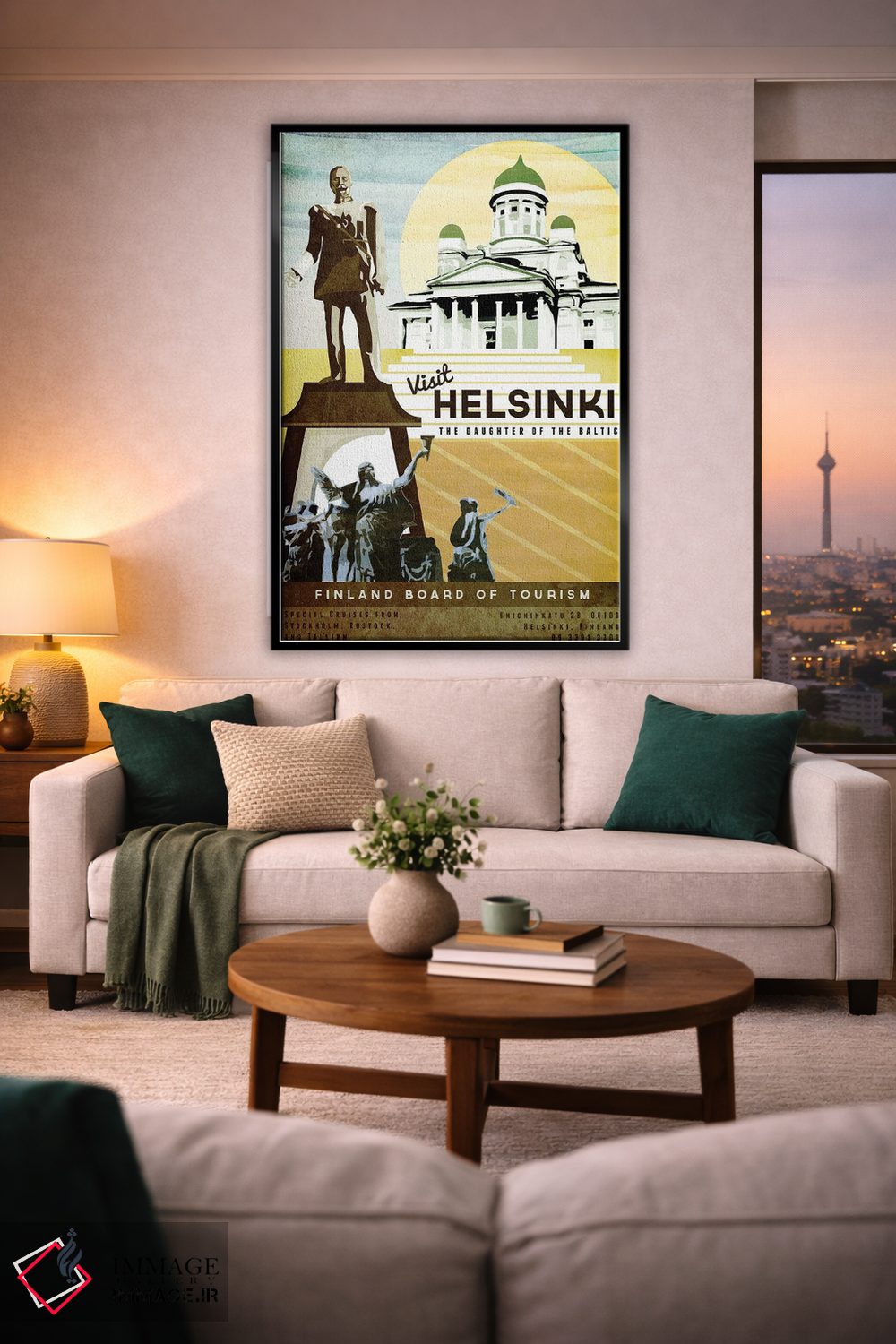 تابلو دکوراتیو فنلاند-هلسینکی اثر میسی ایمز - D2B