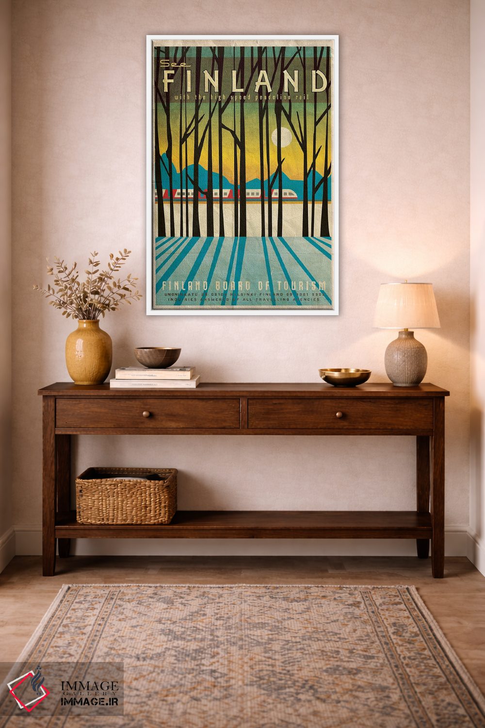 تابلو دکوراتیو فنلاند-پندولینو اثر میسی ایمز - D2W