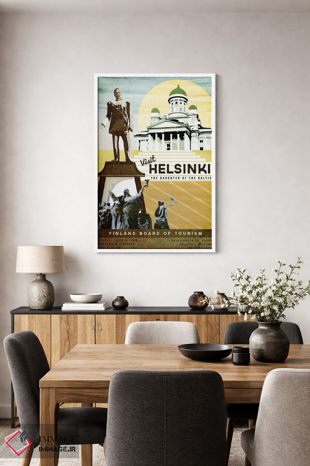 تابلو دکوراتیو فنلاند-هلسینکی اثر میسی ایمز - D4W