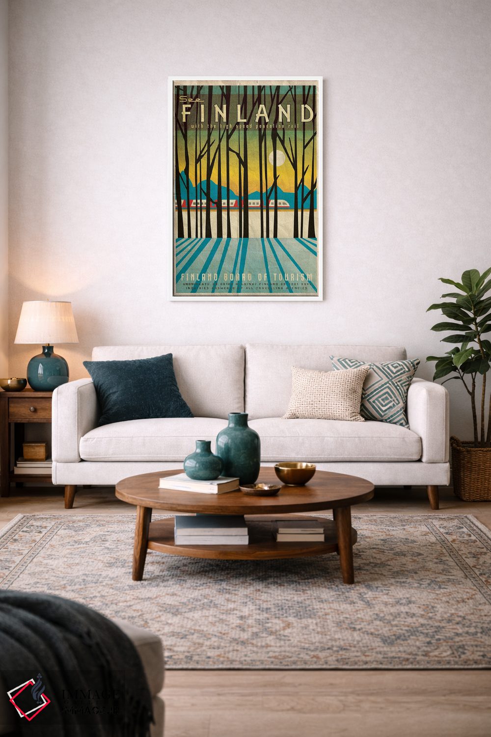 تابلو دکوراتیو فنلاند-پندولینو اثر میسی ایمز - D3W