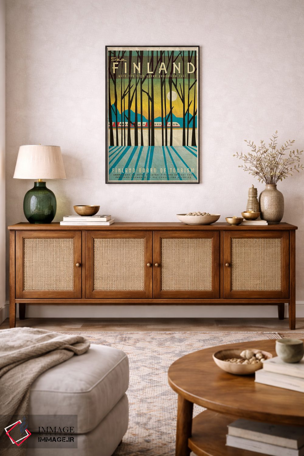 تابلو دکوراتیو فنلاند-پندولینو اثر میسی ایمز - D4B