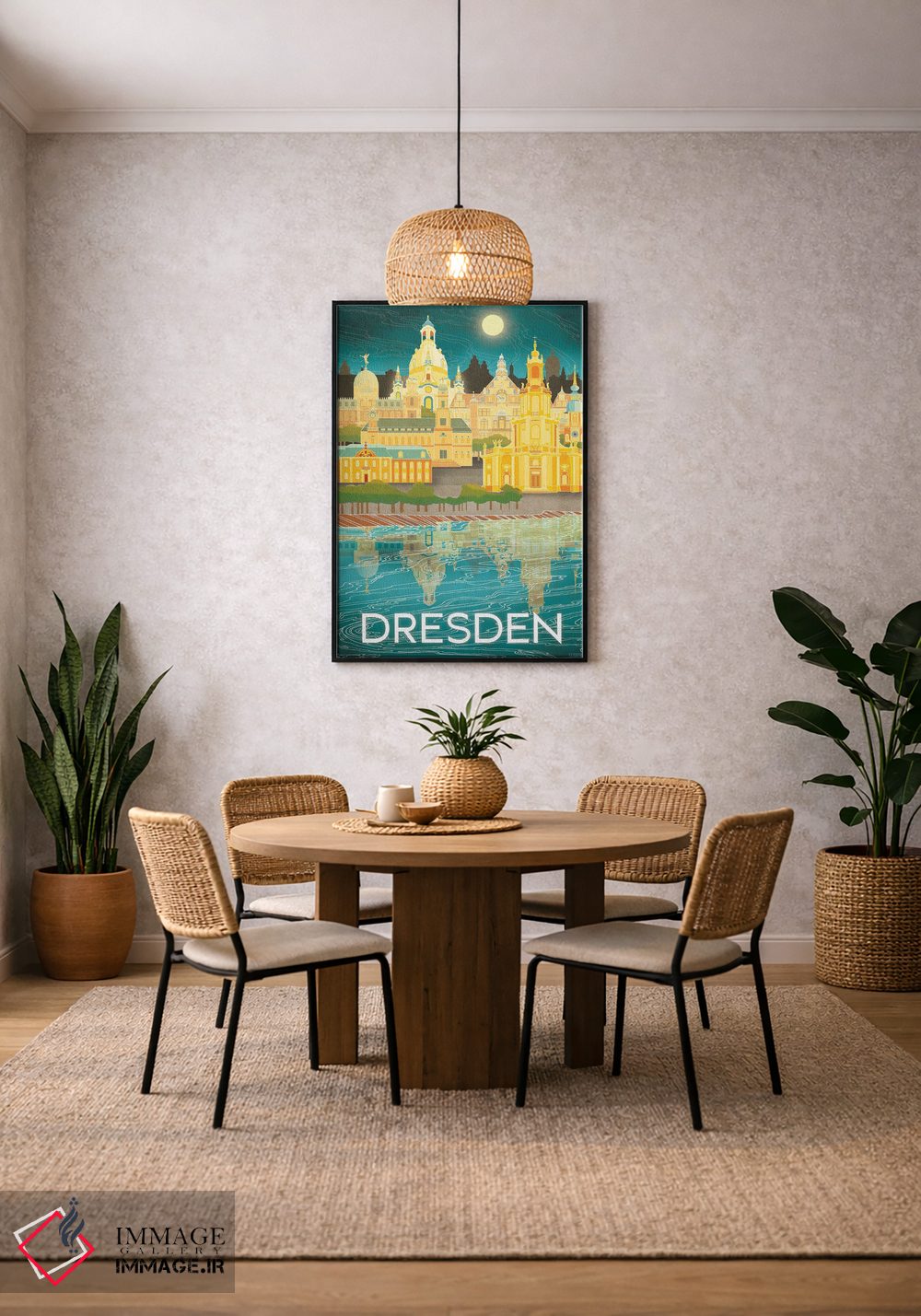 تابلو دکوراتیو آلمان-درسدن اثر میسی ایمز - D3B
