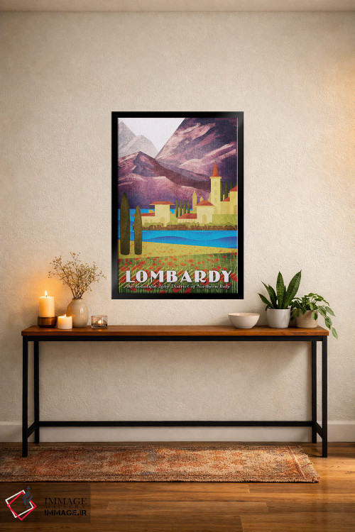 تابلو دکوراتیو ایتالیا-لمباردی اثر میسی ایمز - D5B