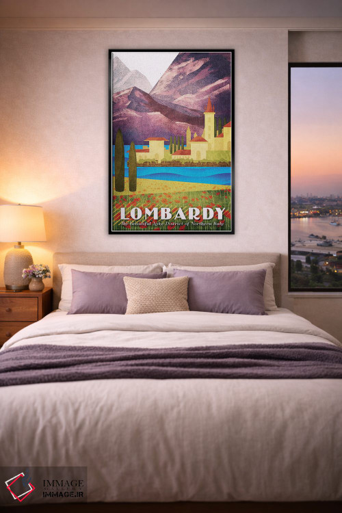 تابلو دکوراتیو ایتالیا-لمباردی اثر میسی ایمز - D6B