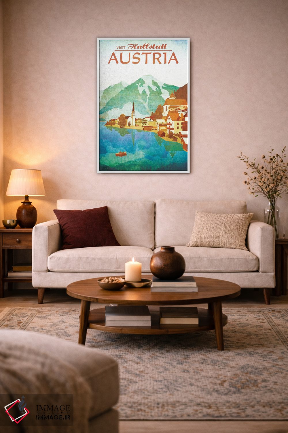 تابلو دکوراتیو اتریش-هالشتات اثر میسی ایمز - D2W