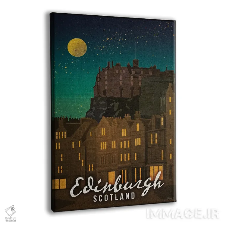 تابلو دکوراتیو اسکاتلند-اباوربورگ اثر میسی ایمز - نمای پرسپکتیو محصول