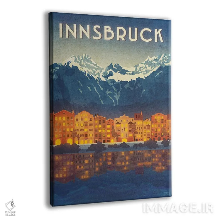 تابلو دکوراتیو اتریش-اینسبروک اثر میسی ایمز - نمای پرسپکتیو محصول