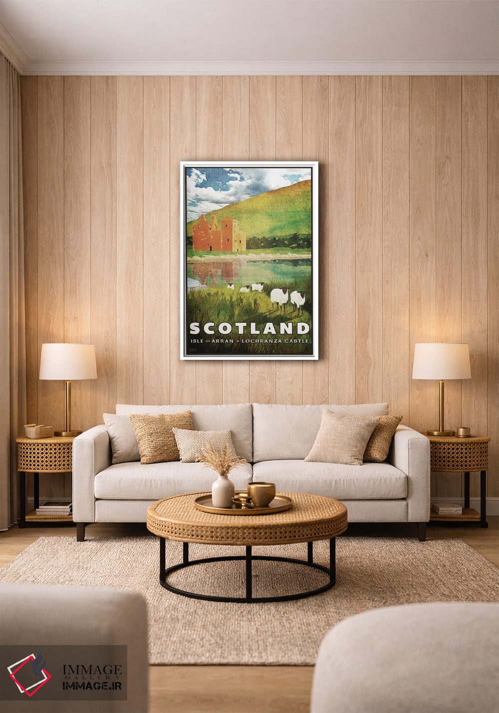 تابلو مدرن اسکاتلند-آران اثر میسی ایمز - D1W