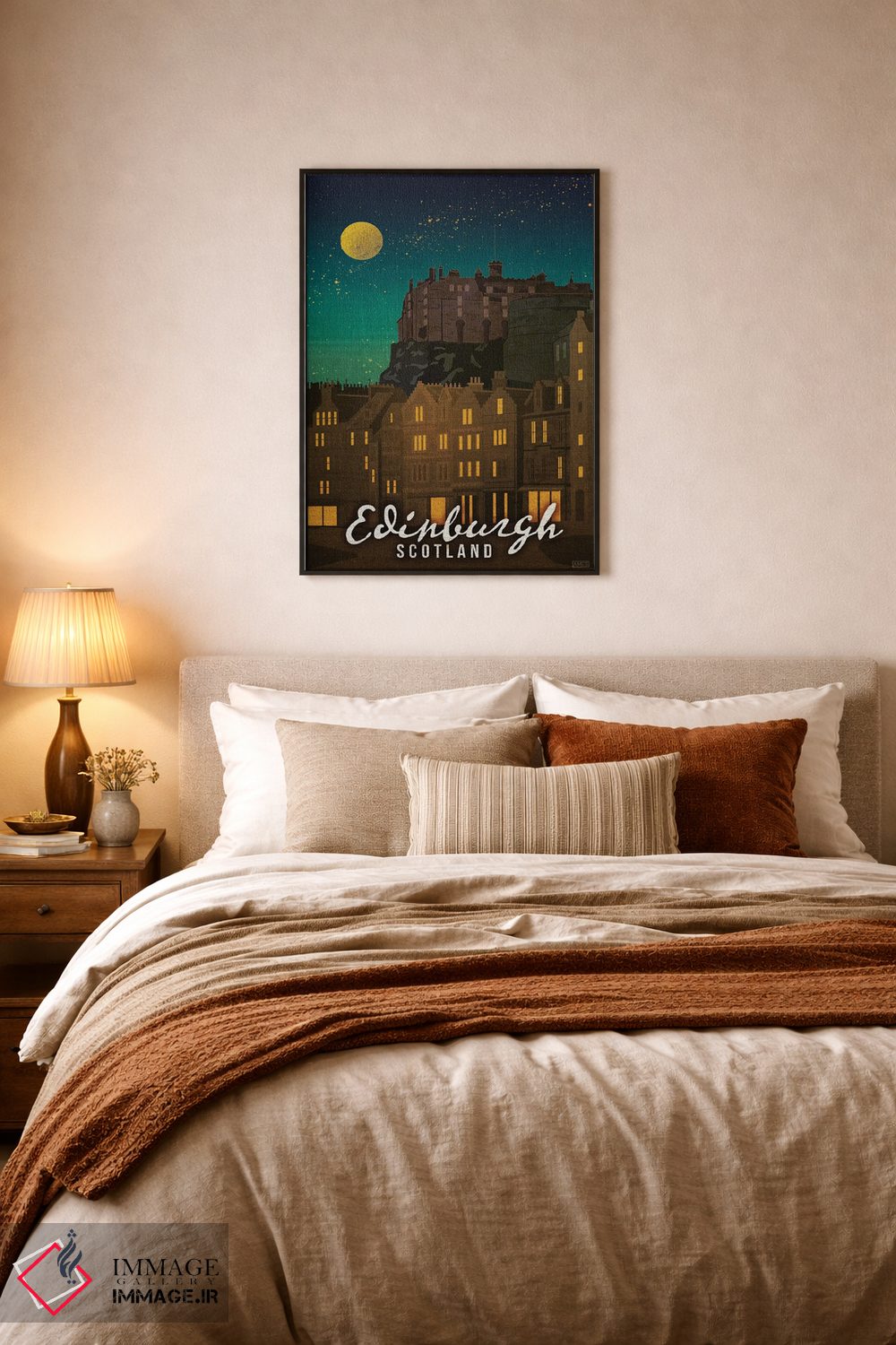 تابلو دکوراتیو اسکاتلند-اباوربورگ اثر میسی ایمز - D5B