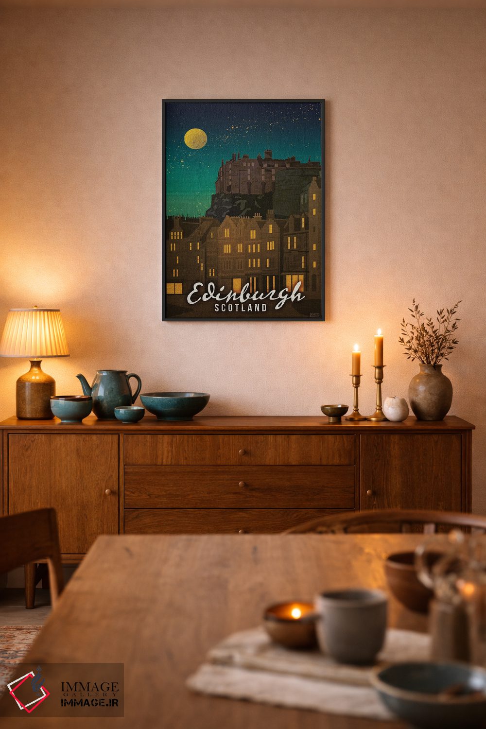 تابلو دکوراتیو اسکاتلند-اباوربورگ اثر میسی ایمز - D6B