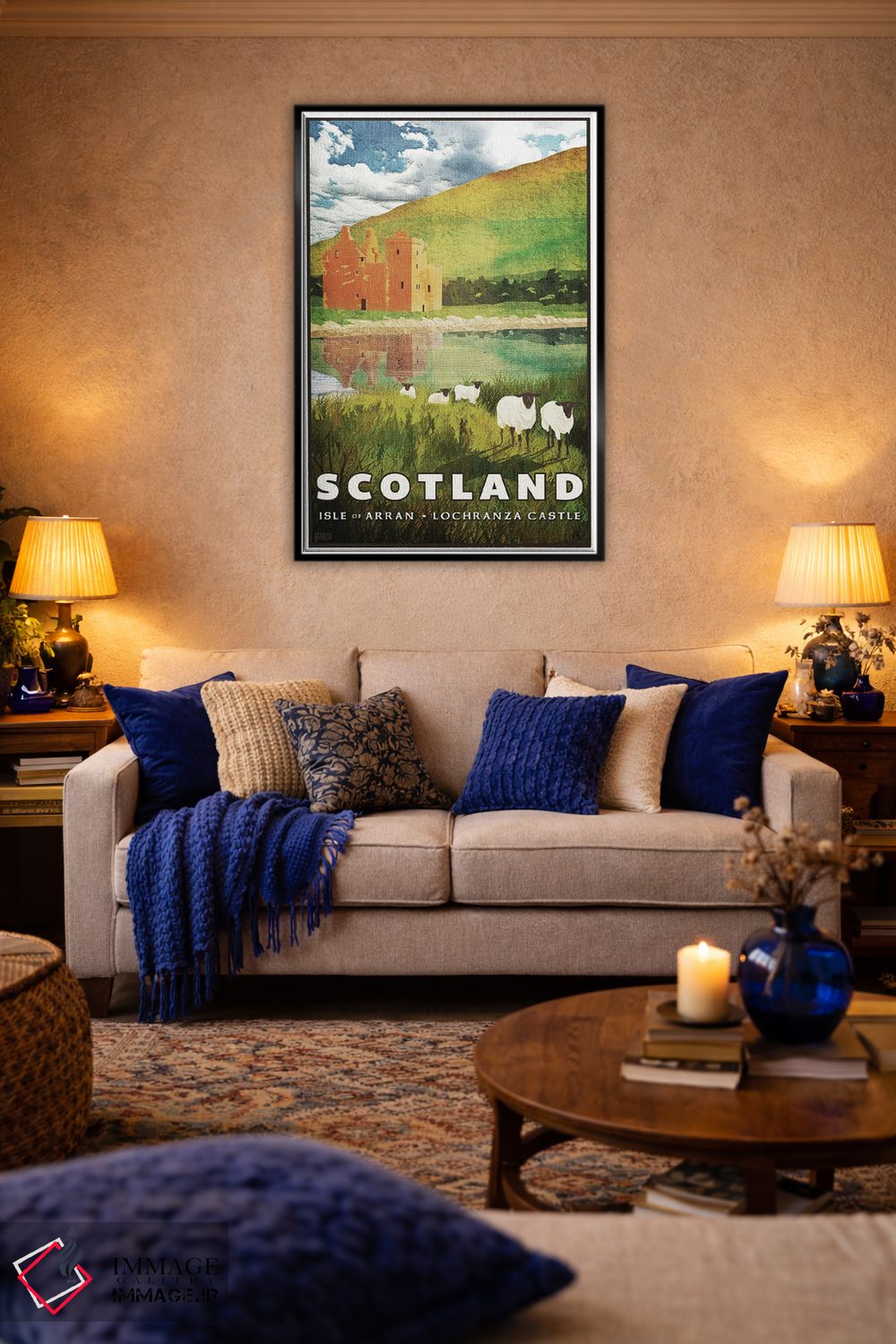 تابلو مدرن اسکاتلند-آران اثر میسی ایمز - D5B