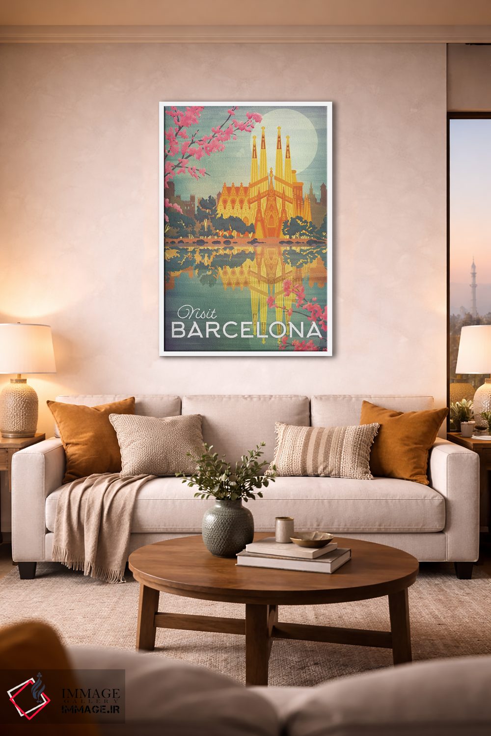 تابلو دکوراتیو اسپانیا-بارسلونا اثر میسی ایمز - D1W