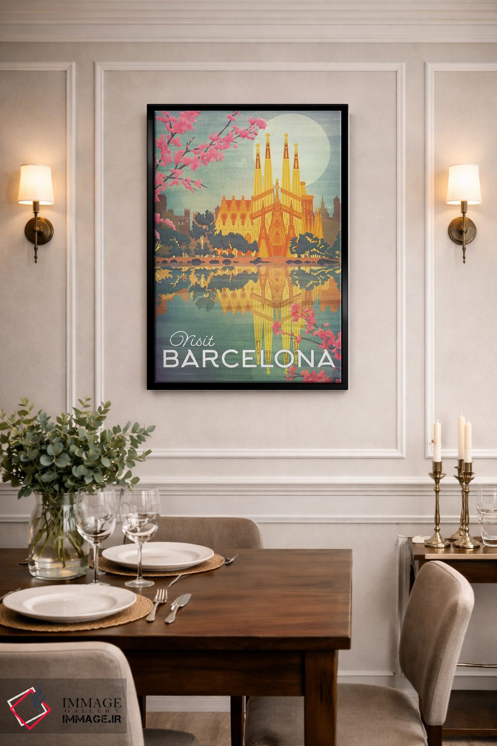 تابلو دکوراتیو اسپانیا-بارسلونا اثر میسی ایمز - D3B