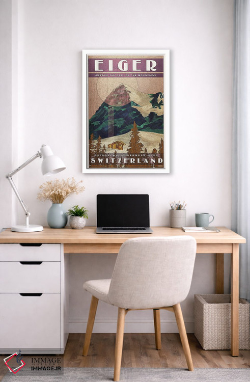 تابلو دکوراتیو سوئیس-آیگر اثر میسی ایمز - D5W