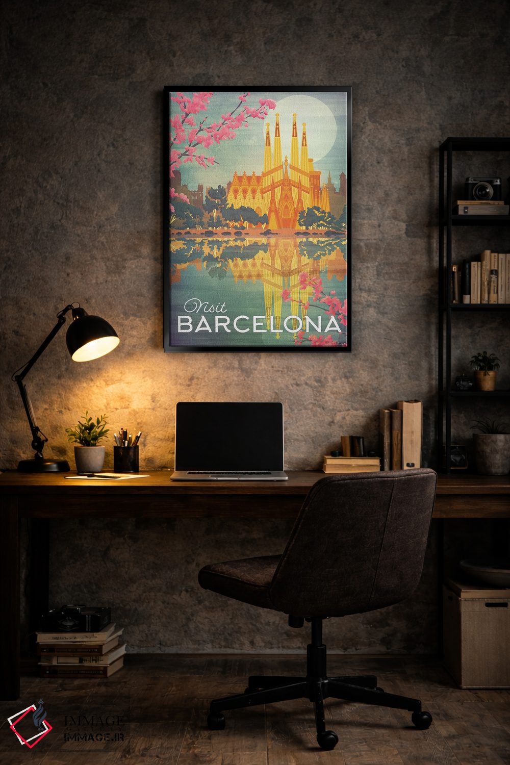 تابلو دکوراتیو اسپانیا-بارسلونا اثر میسی ایمز - D6B