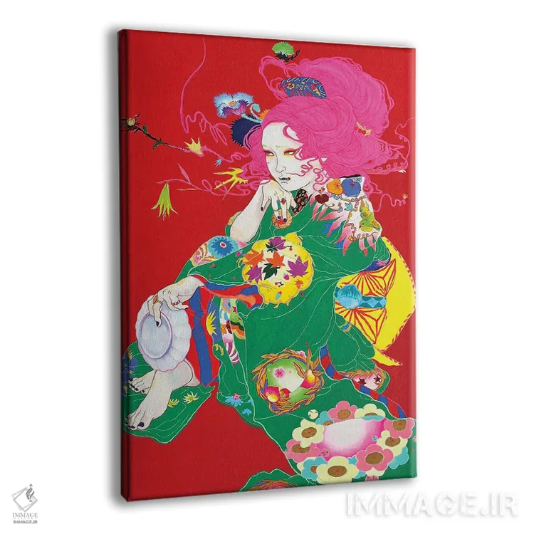 تابلو دکوراتیو روز دختران بیرون اثر ایتو چیئکو - نمای پرسپکتیو محصول