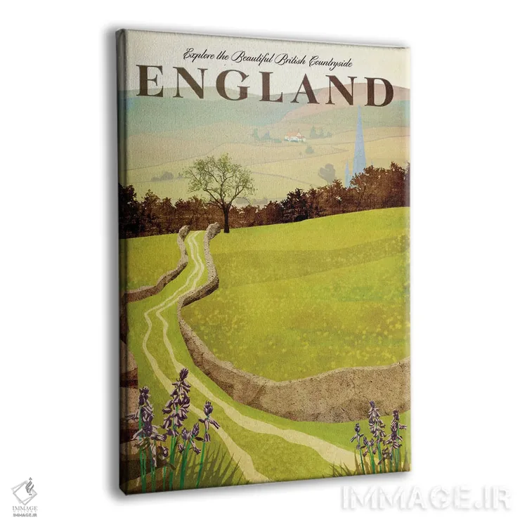 تابلو مدرن انگلستان-حومه بریتانیا اثر میسی ایمز - نمای پرسپکتیو محصول