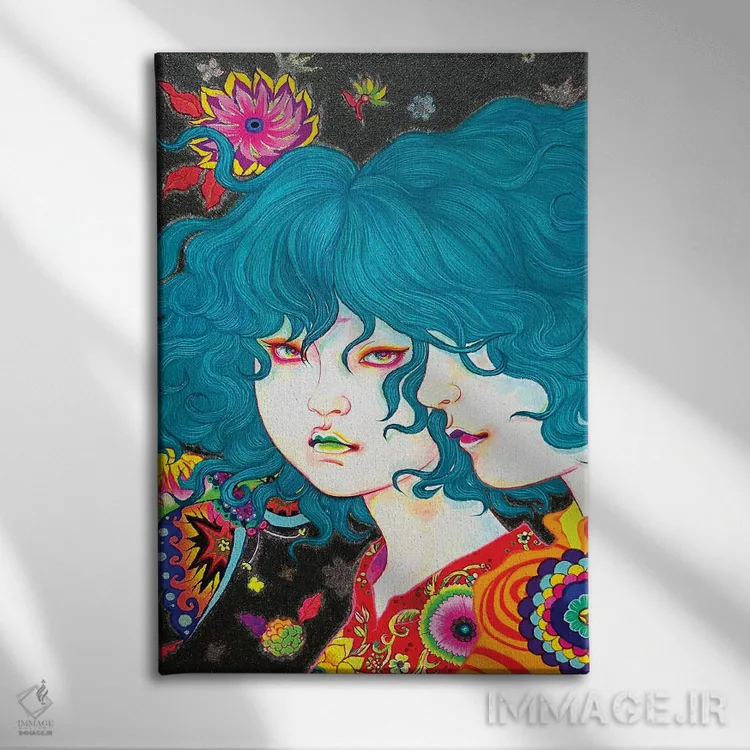 تابلو دکوراتیو نگاه B اثر ایتو چیئکو - نمای روبهرو روی دیوار