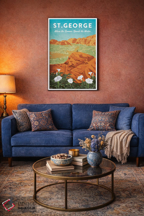 تابلو دکوراتیو آمریکا-یوتا سنت جورج اثر میسی ایمز - D4W