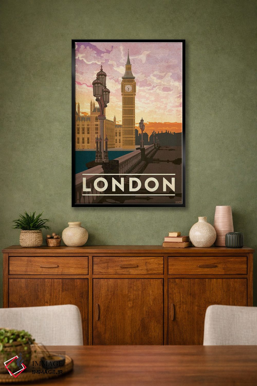تابلو دکوراتیو انگلستان-لندن اثر میسی ایمز - D1B