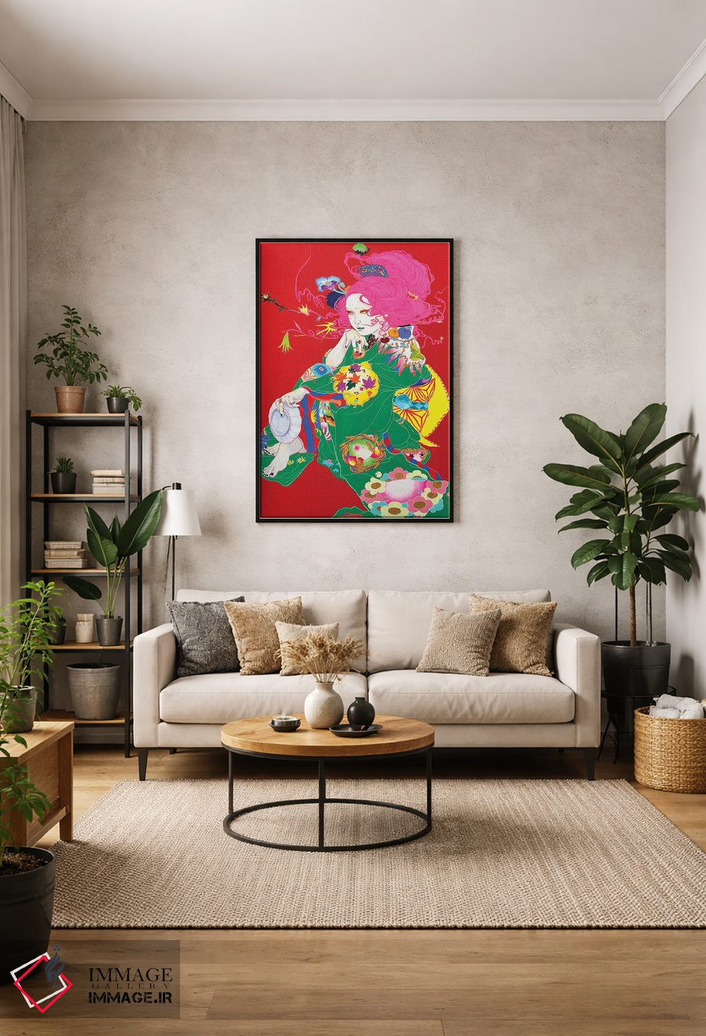 تابلو دکوراتیو روز دختران بیرون اثر ایتو چیئکو - D1B