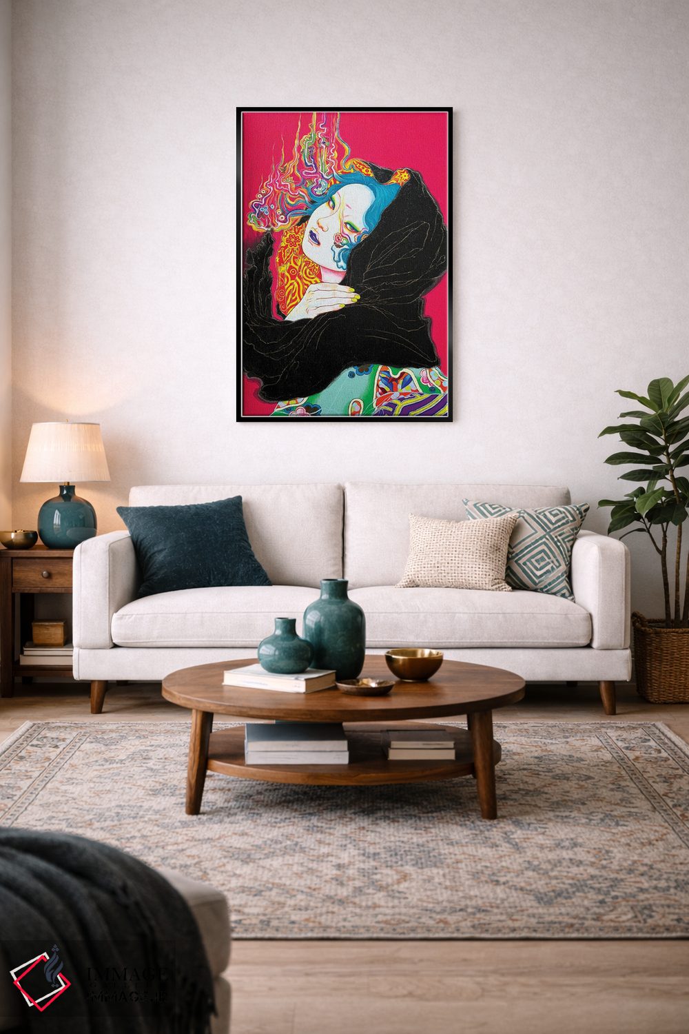 تابلو دکوراتیو نشت شعله اثر ایتو چیئکو - D3B