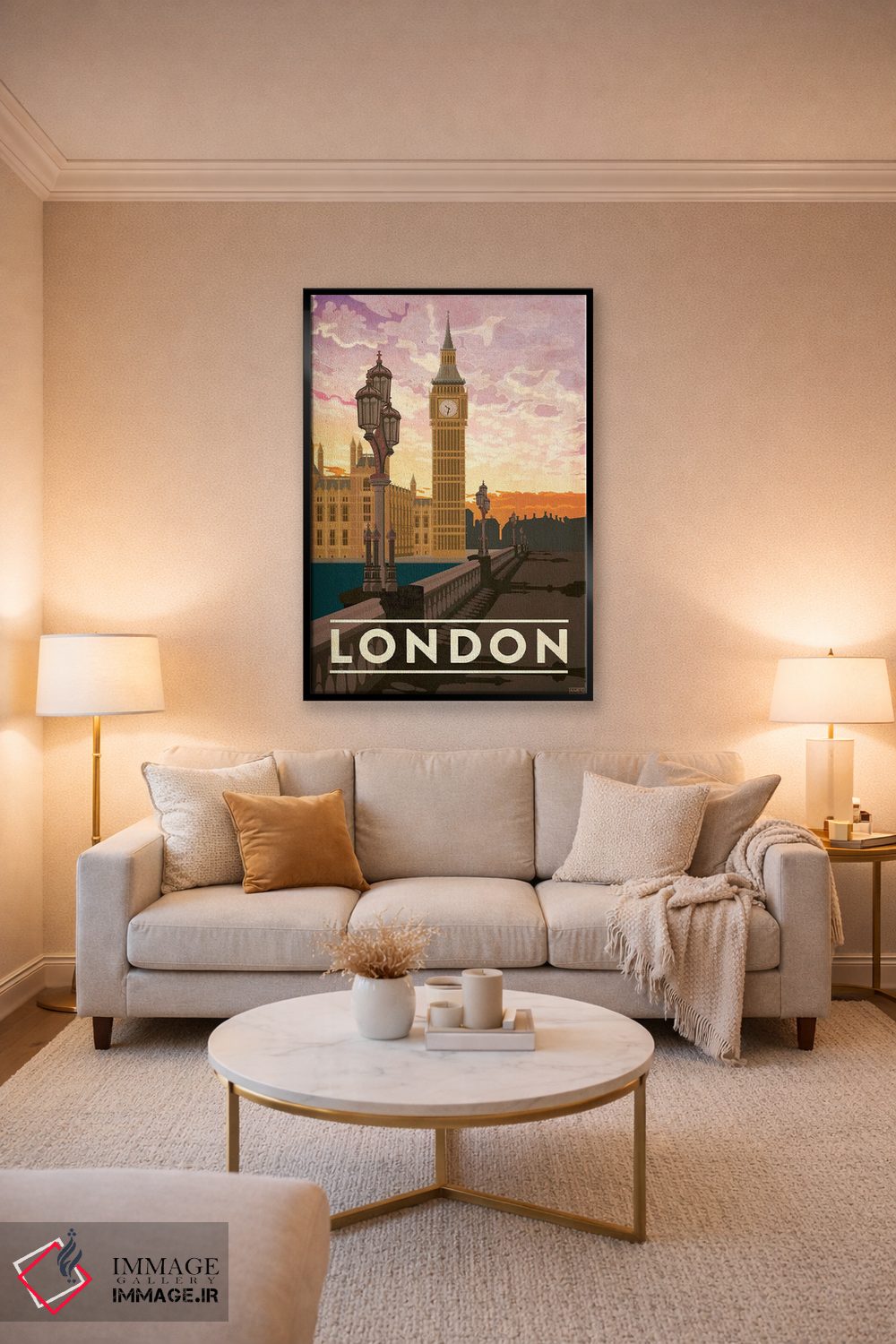 تابلو دکوراتیو انگلستان-لندن اثر میسی ایمز - D3B