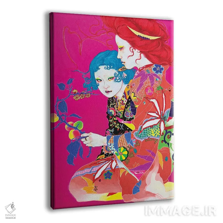 تابلو دکوراتیو زردآلو اثر ایتو چیئکو - نمای پرسپکتیو محصول