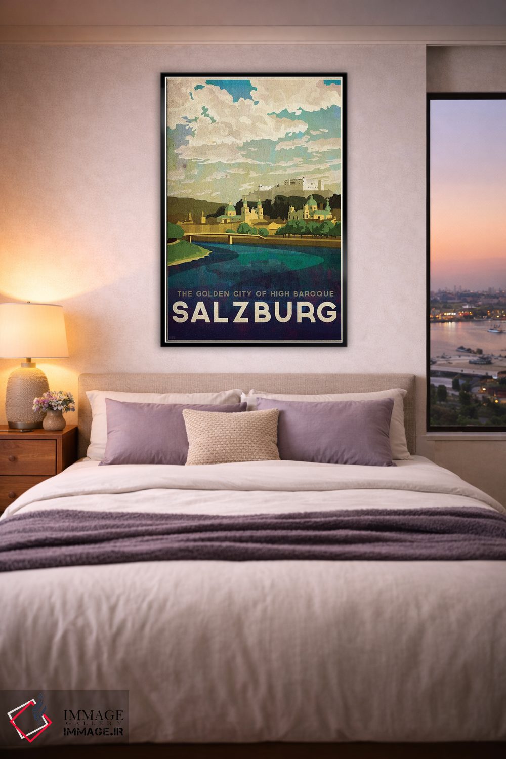 تابلو دکوراتیو اتریش-زالسبورگ اثر میسی ایمز - D5B