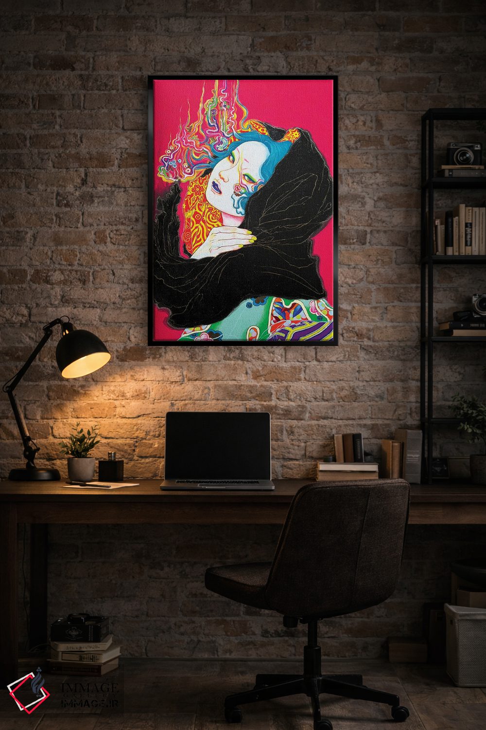 تابلو دکوراتیو نشت شعله اثر ایتو چیئکو - D5B