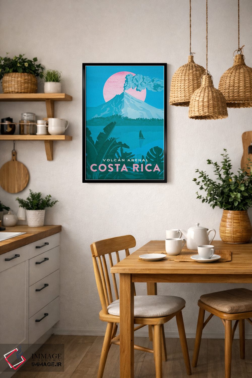 تابلو دکوراتیو کاستاریکا-آرنال اثر میسی ایمز - D6B