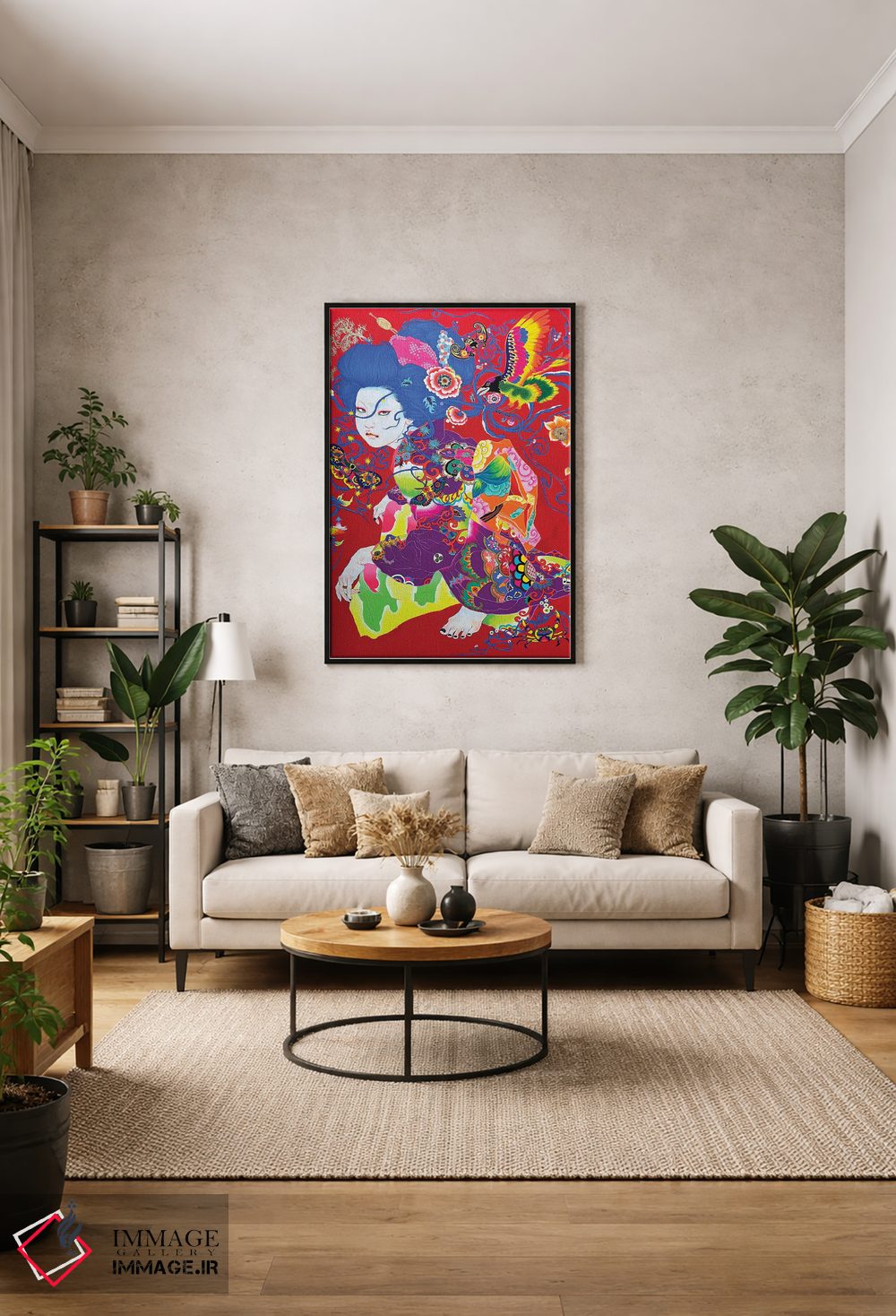 تابلو دکوراتیو قاپیدن، کشیدن و پاره کردن اثر ایتو چیئکو - D2B